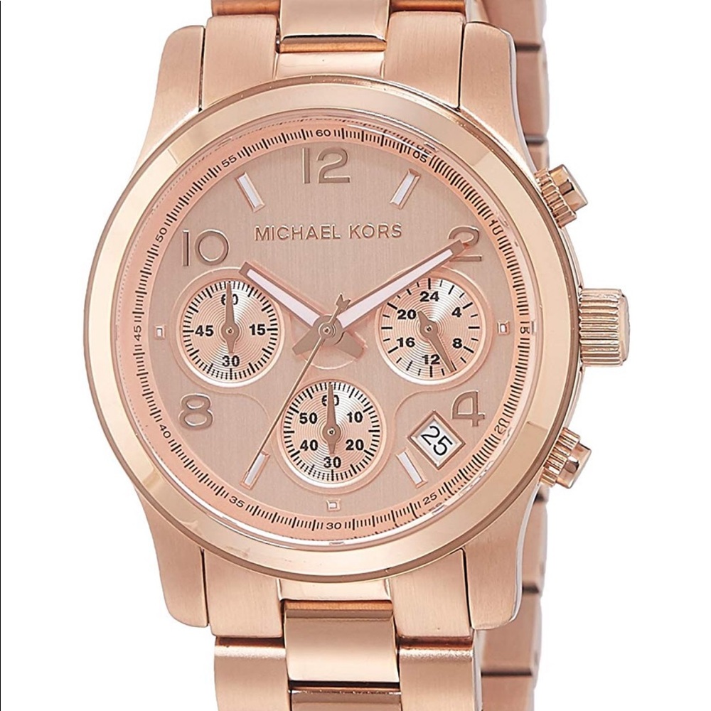 Michael Kors Rose Gold Watch - needs battery